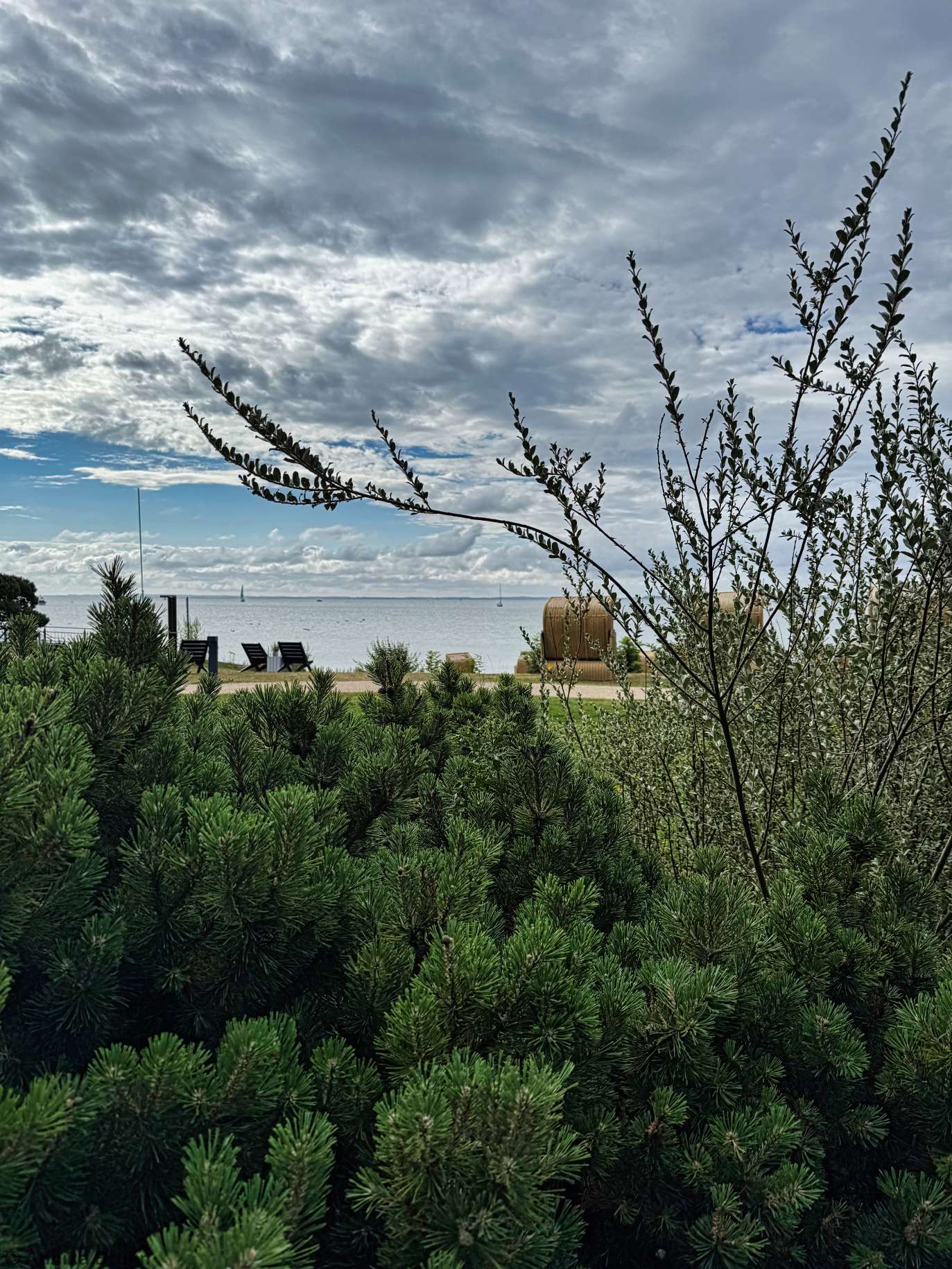 Aussicht vom Frühstückstisch